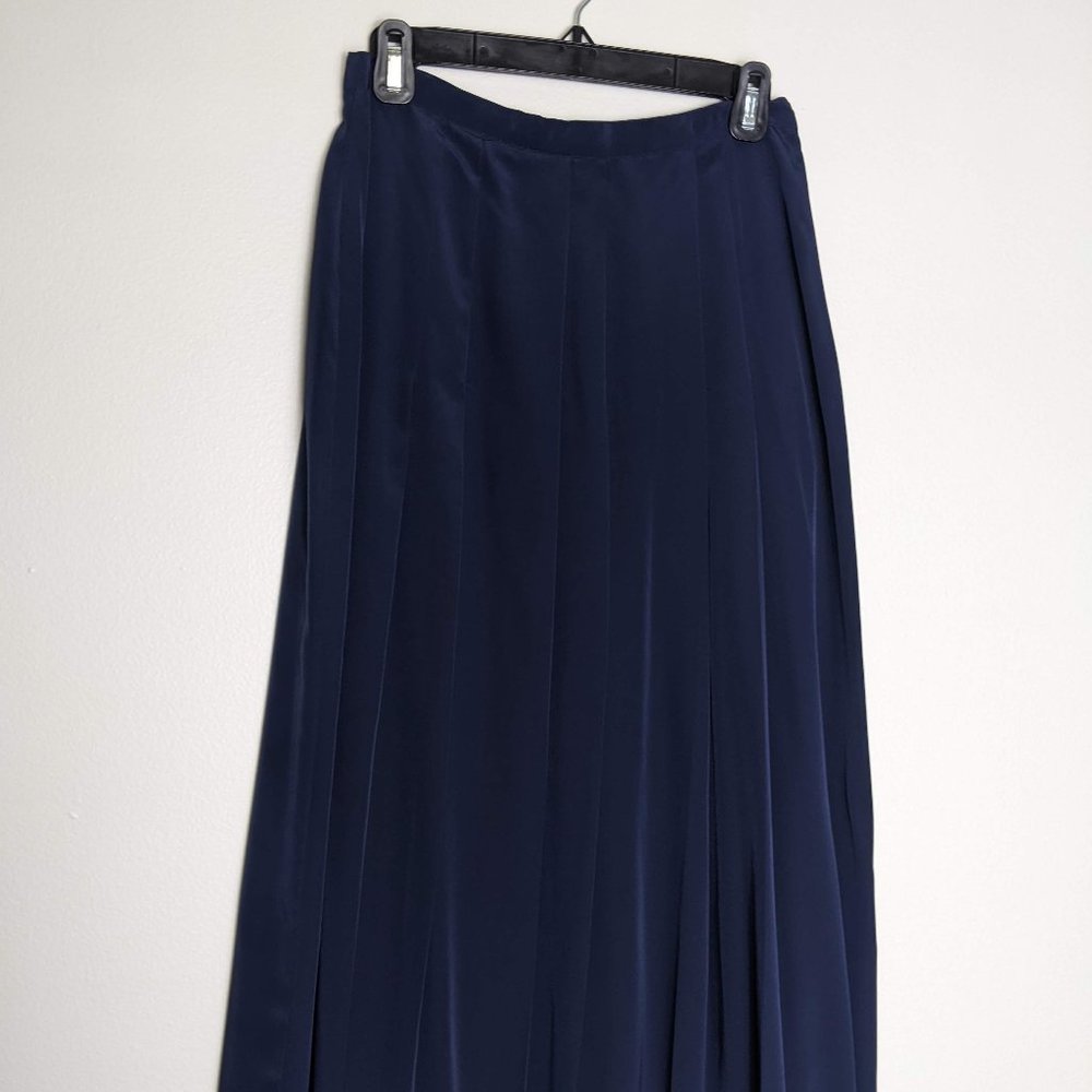 Dark blue Oleg Cassini skirt size 10